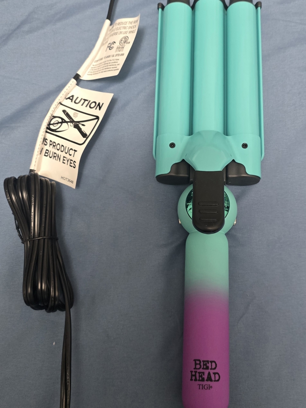 Bed Head by TIGI Triple Barrel Waver in Teal to Purple Ombre